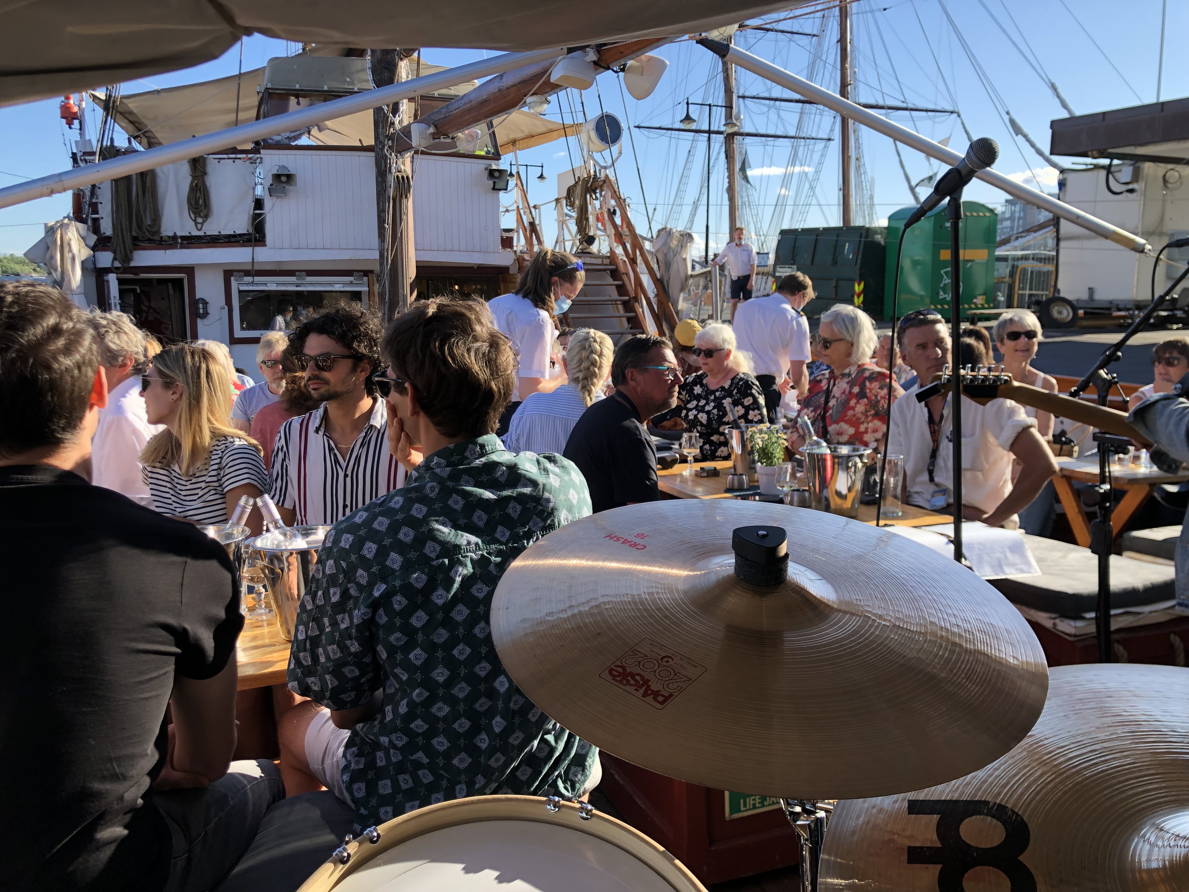 En siste øvelse før Kultur Puben og Blues Cruise